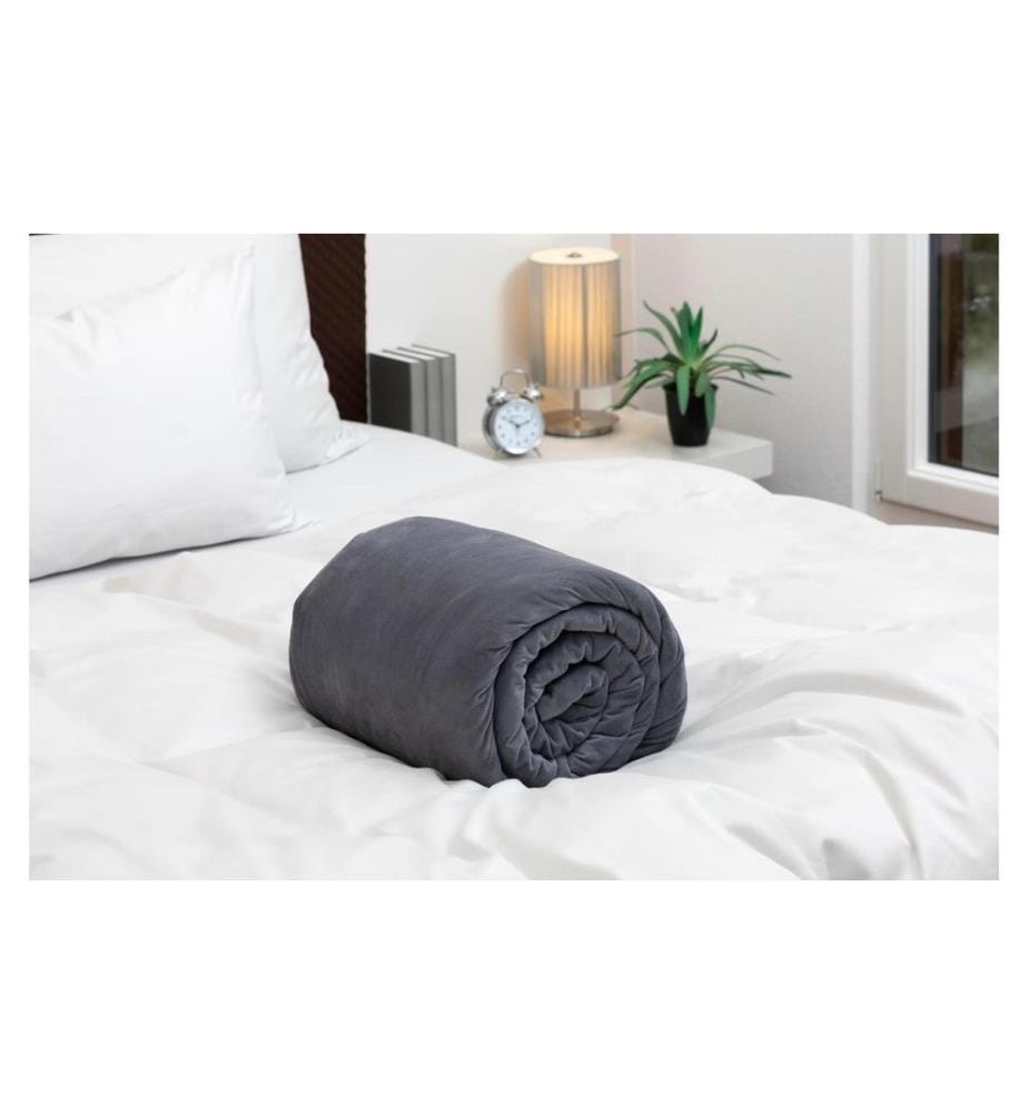 COCON - Couverture de poids 9 kg, 160 x 210 cm, Gris