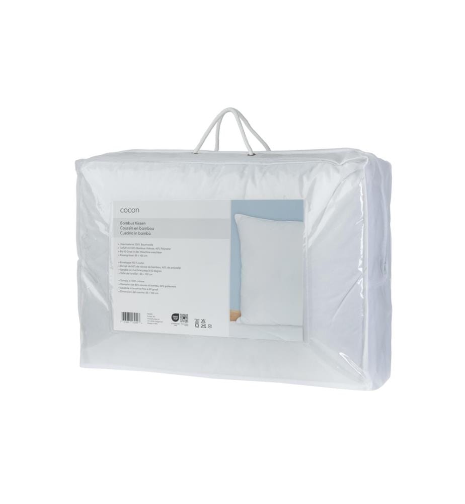 COCON - Oreiller classique Bambou, 65 x 100 cm