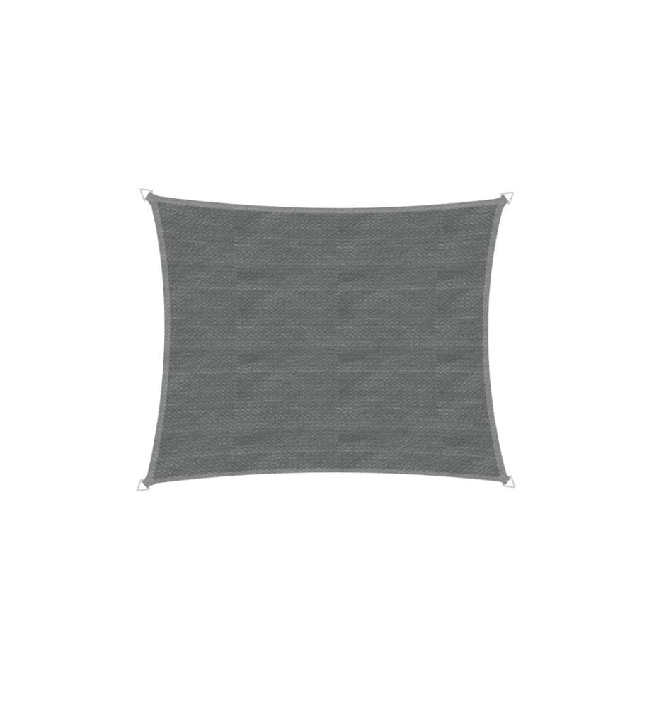 WINDHAGER - Voile dombrage Capri, 400 x 500 cm, angulaire, Gris