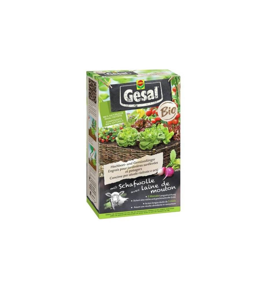 Gesal - Engrais BIO pour plantes hautes et légumes 750 g