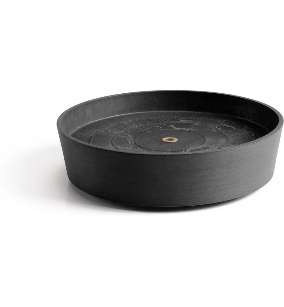 ECOPOTS - Soucoupe Saucer Wheels Ø 34 cm Noir