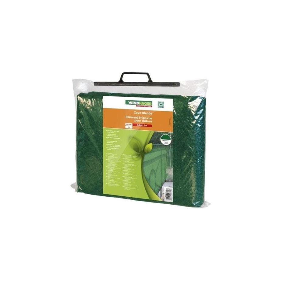 WINDHAGER - Protection contre les regards Panneau de clôture 1,2x5m, vert, sac libre-service