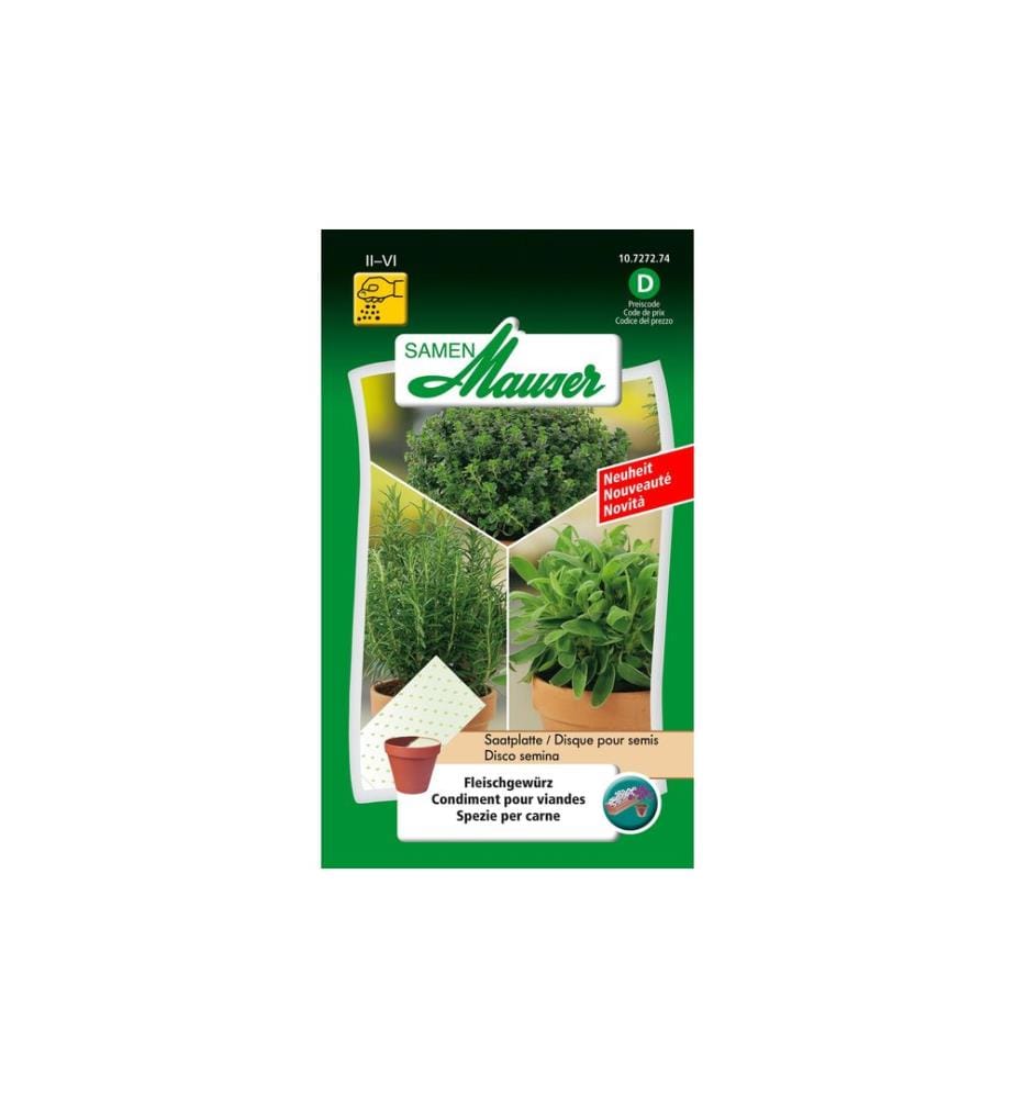 Samen Plateau de semis Mauser Urban Gardening Herbes à viande