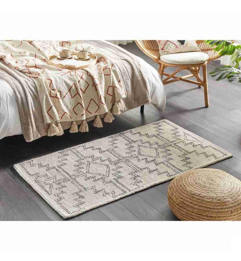 Tapis URLA Beige 80 x 150 cm Laine