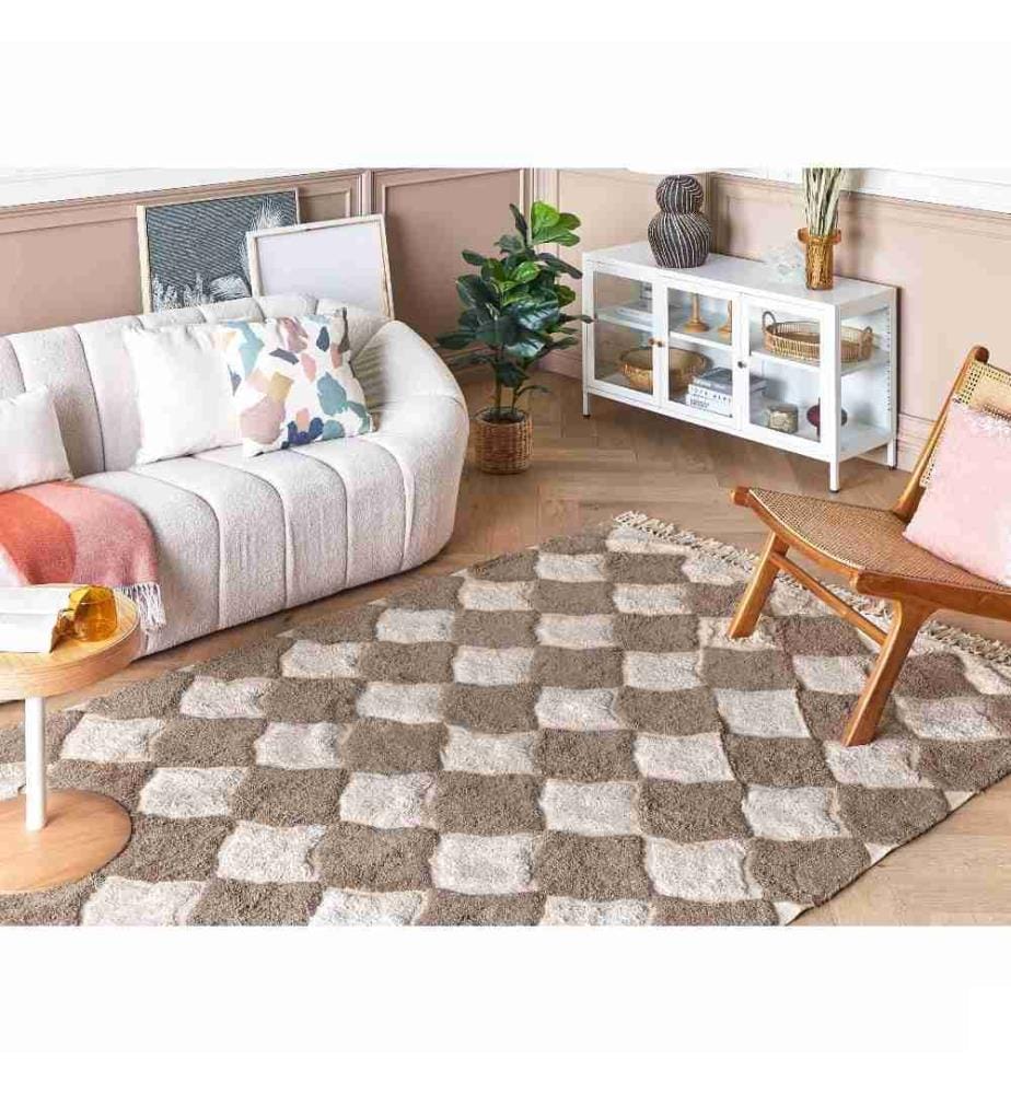 Tapis SINOP Beige 160 x 230 cm Coton
