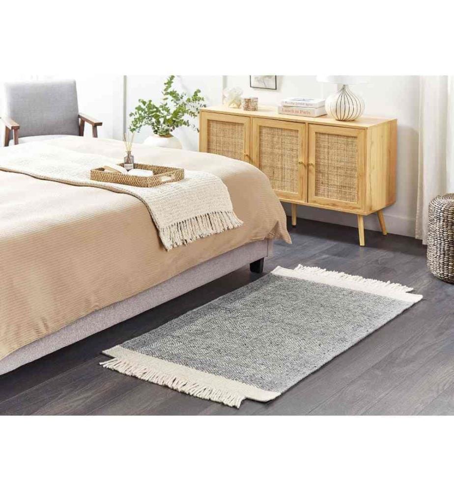 Tapis TATLISU Gris 80 x 150 cm Laine