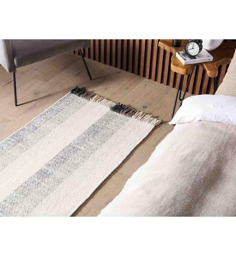 Tapis EMIRLER Blanc 80 x 150 cm Laine