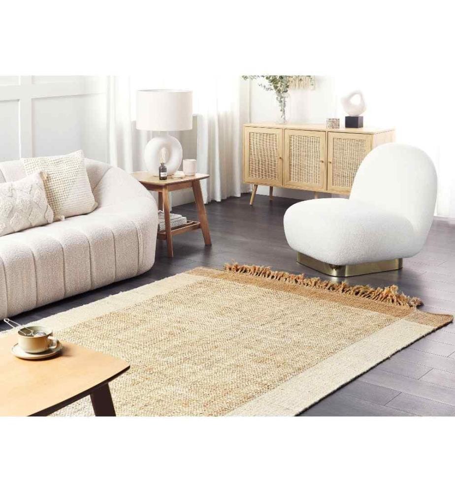 Tapis DEDEMLI Beige 160 x 230 cm Jute