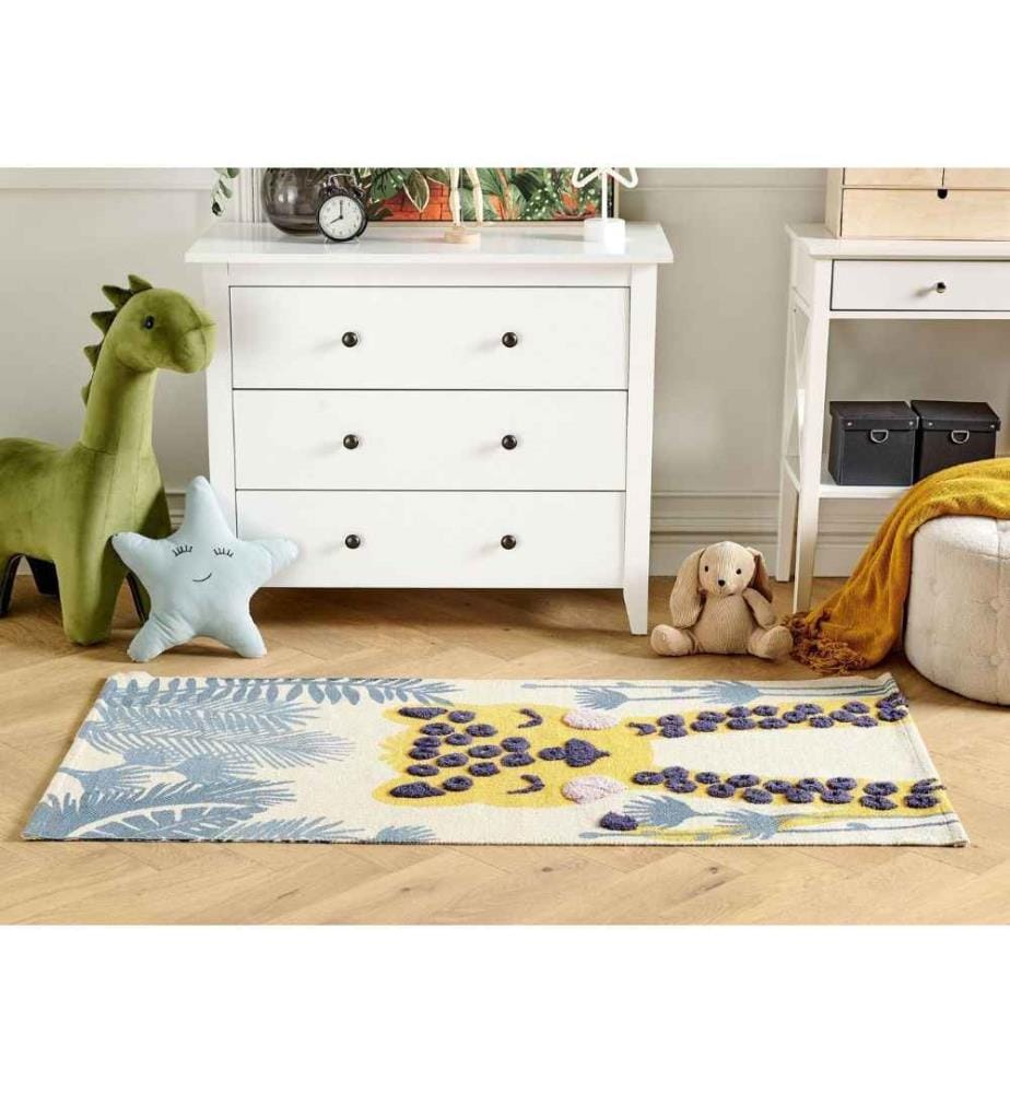 Tapis enfant LUAS Multicolore 80 x 150 cm Coton