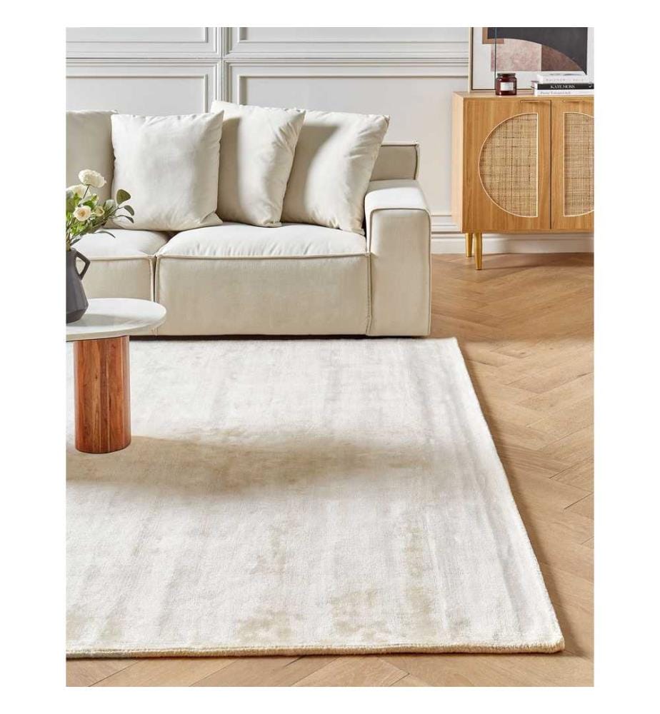 Tapis GESI II Beige clair 200 x 300 cm Soie artificielle