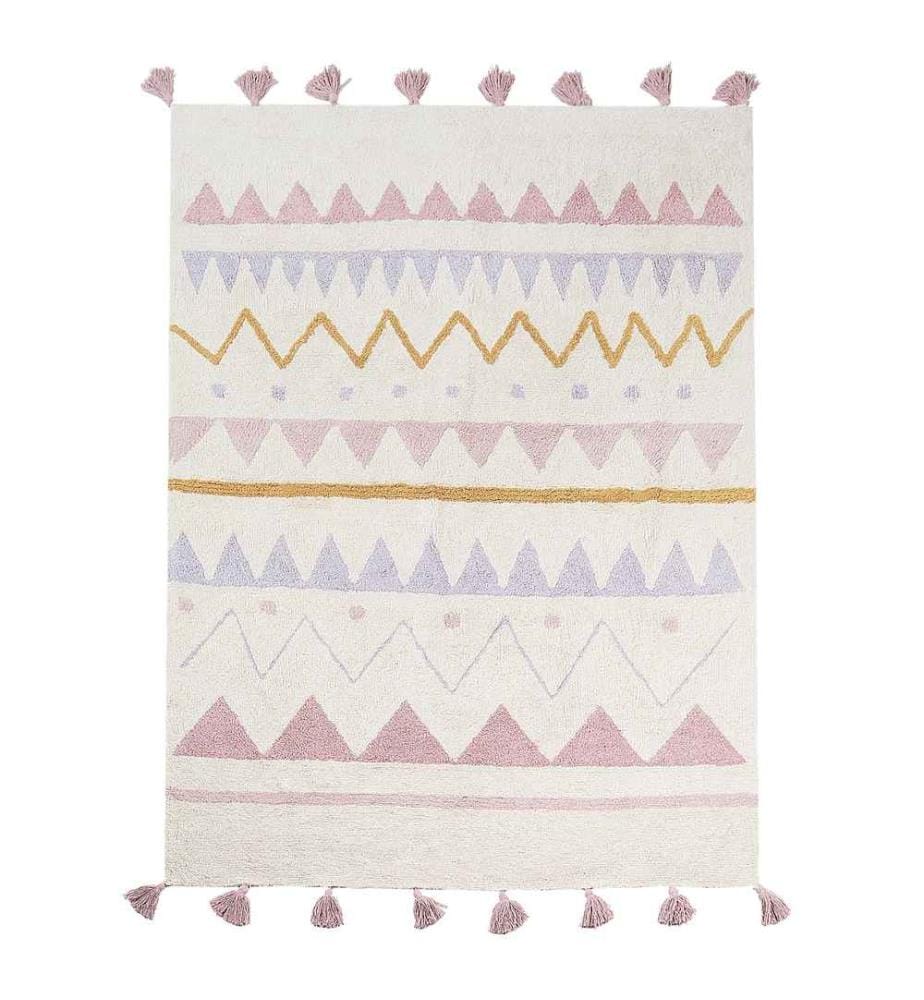 Tapis enfant ZAYSAN Rose 140 x 200 cm Coton