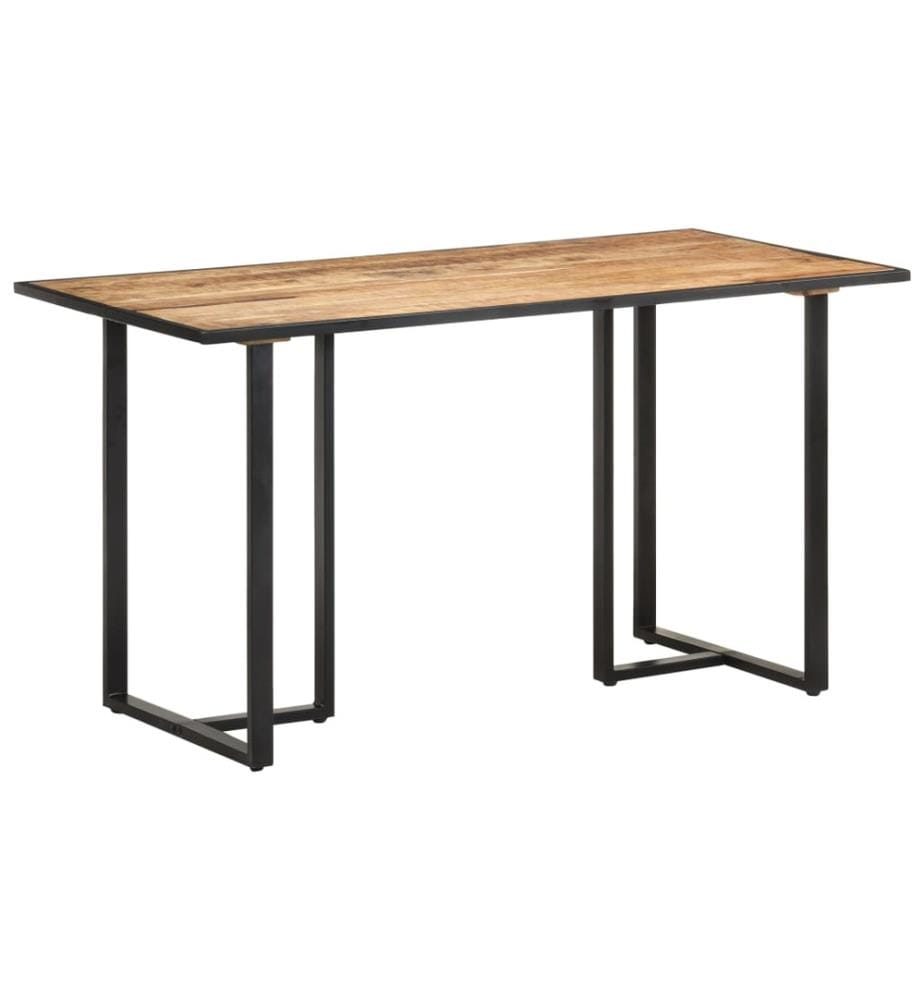 Table de salle à manger 140 cm Bois de manguier brut