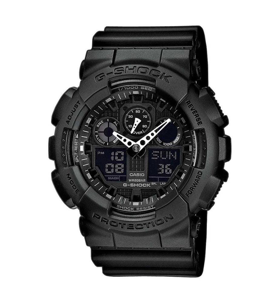 Montre Analogique Digitale - Noir