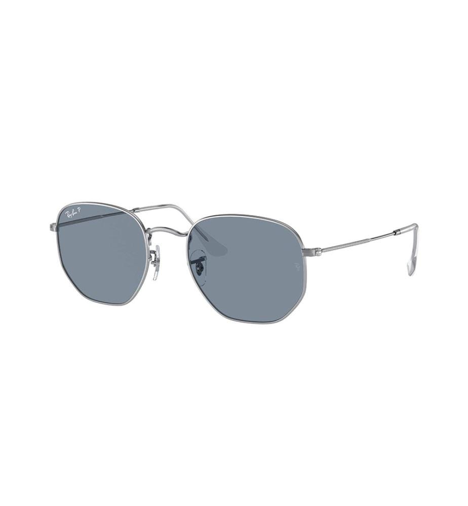 Lunettes de Soleil Hexagonal - Argenté