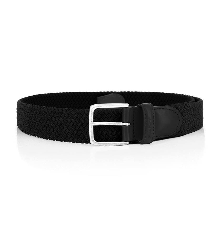 Ceinture Élastique Tressée - Noir