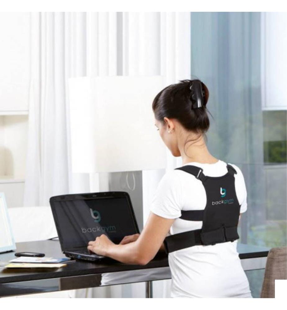 T-Shirt Correcteur de Posture - Noir