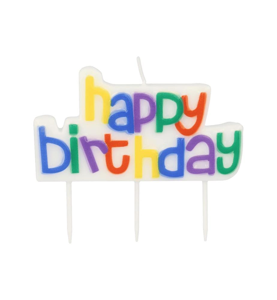 Bougie danniversaire Happy Birthday