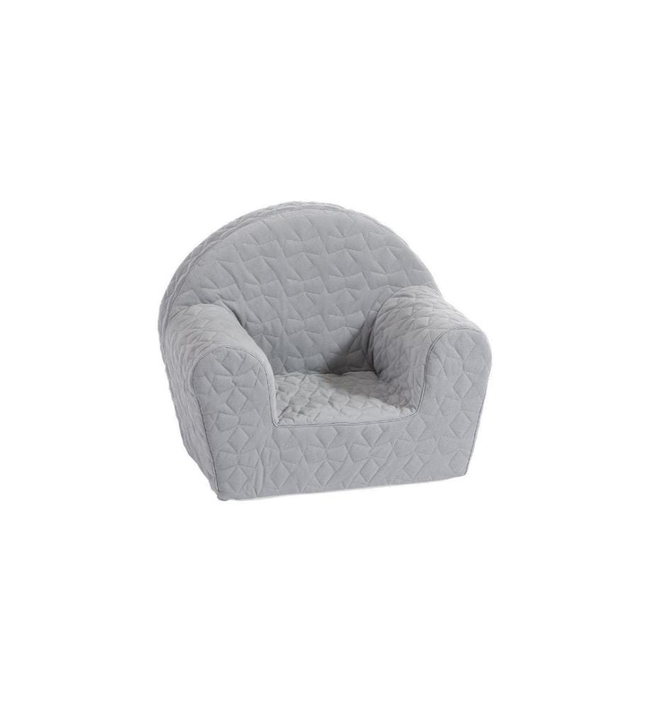 Knorrtoys Fauteuil pour enfants Gris avec des formes géométriques