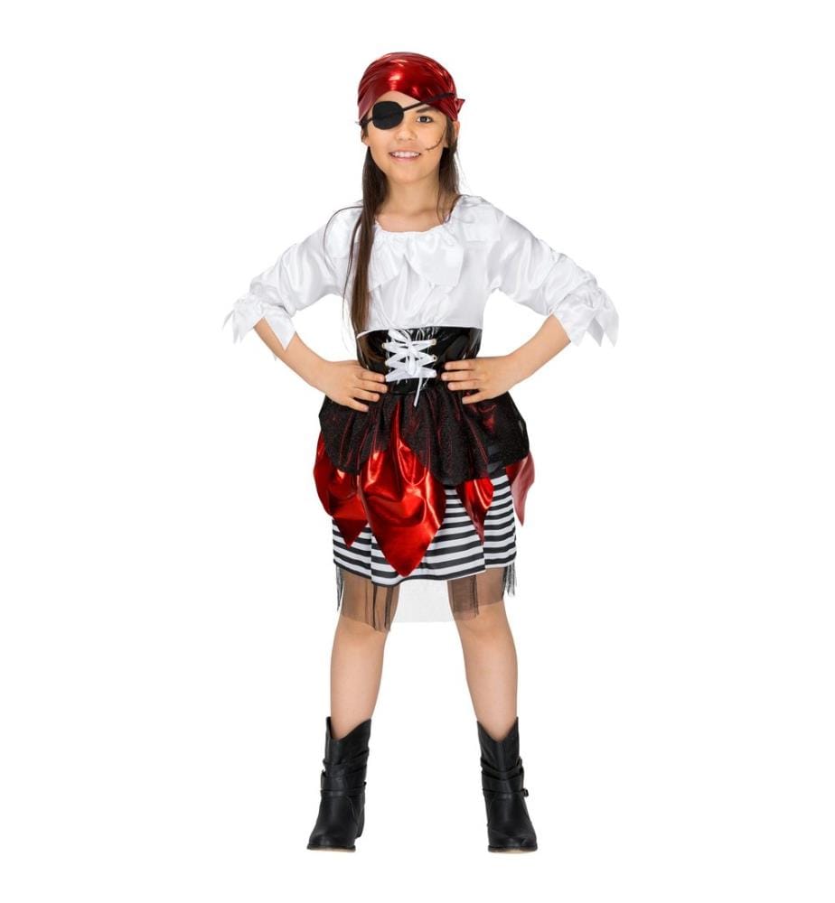 Costume pour fille Pirate Lily-Marie la Bleue