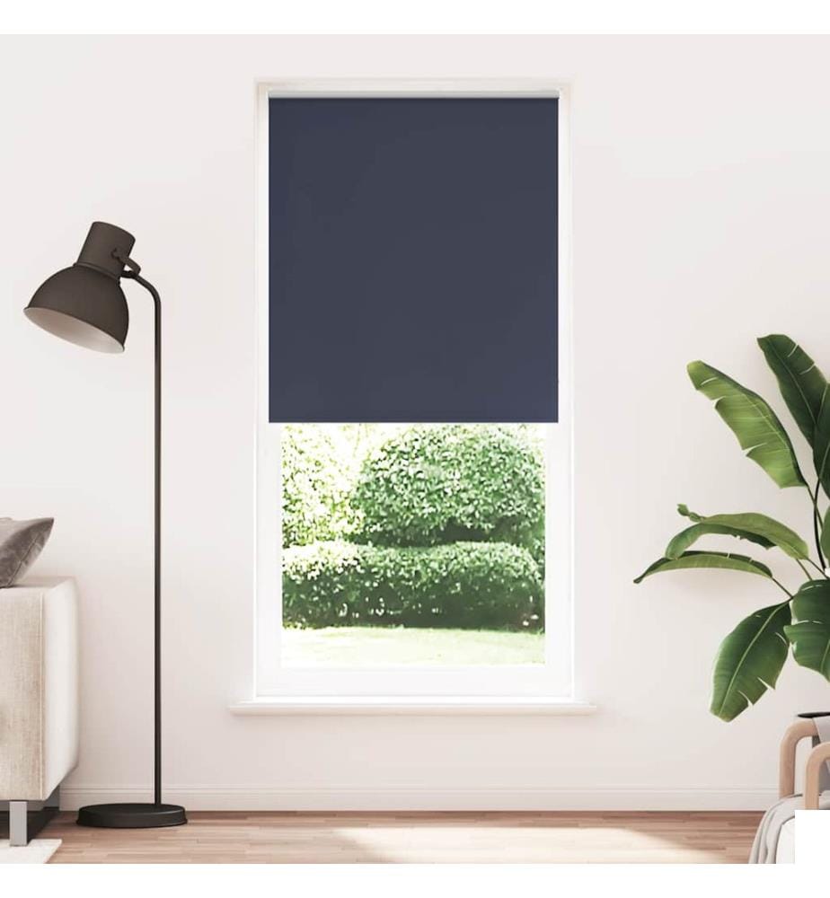 Store enrouleur occultant 84,4 x 230 cm, largeur du tissu 80 cm, coloris marine