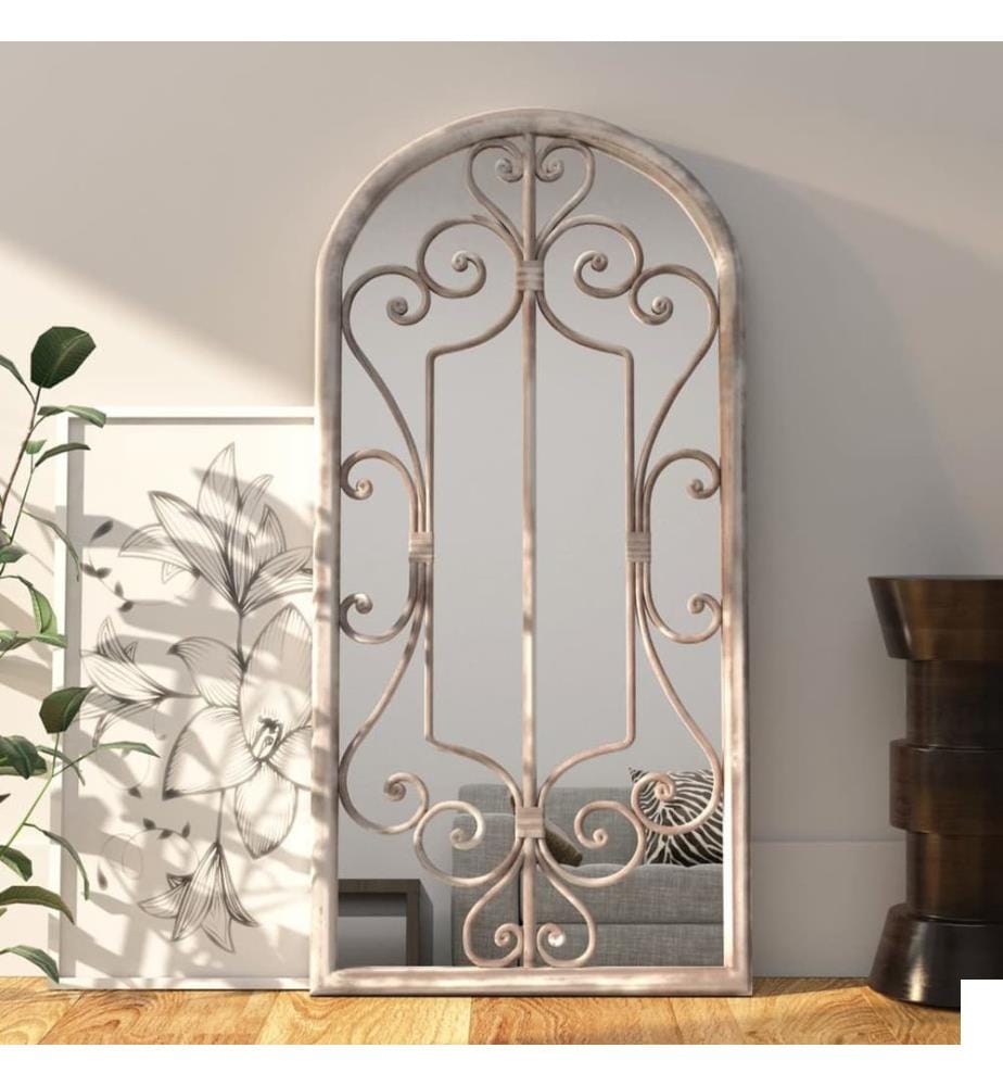 Miroir Sable 100x45 cm Fer pour utilisation à l'intérieur