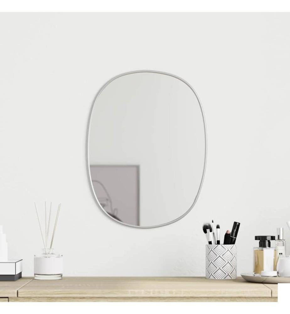 Miroir mural Argenté 30x25 cm
