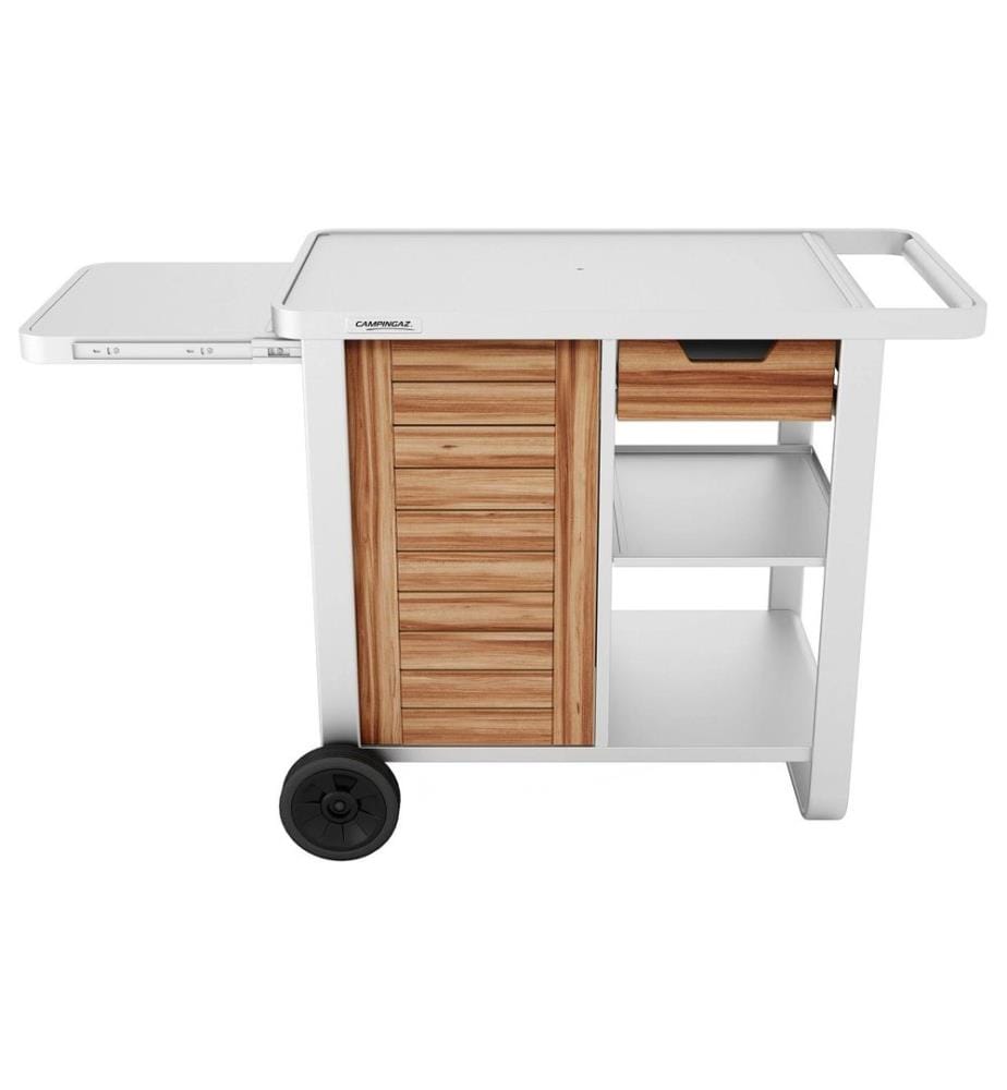 Campingaz - Plancha Deluxe Woody Trolley