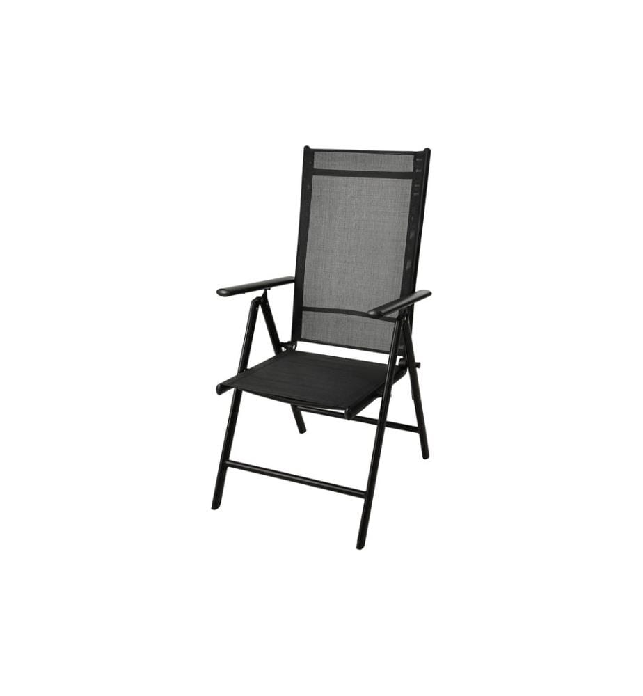 FTM - Chaise de camping Noir