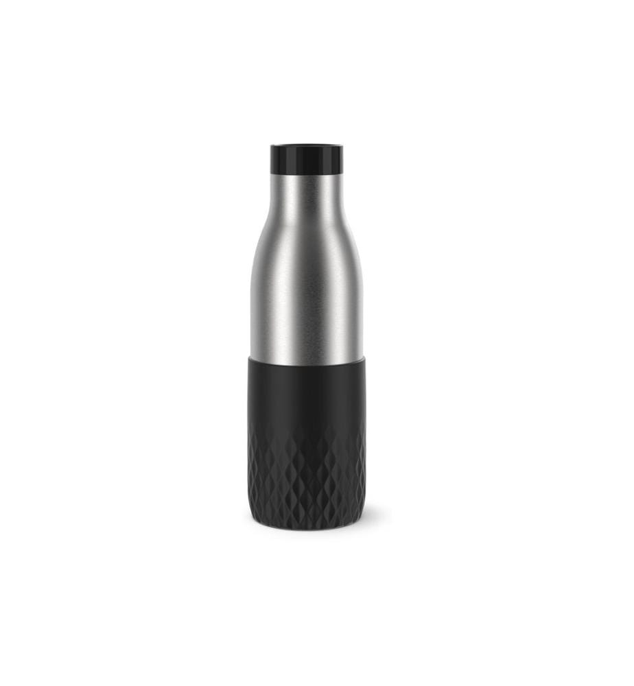 EMSA - Gourde Bludrop Sleeve 500 ml, Noir