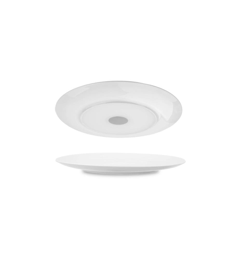 Silwy - Assiette en porcelaine magnétique 26 cm Blanc