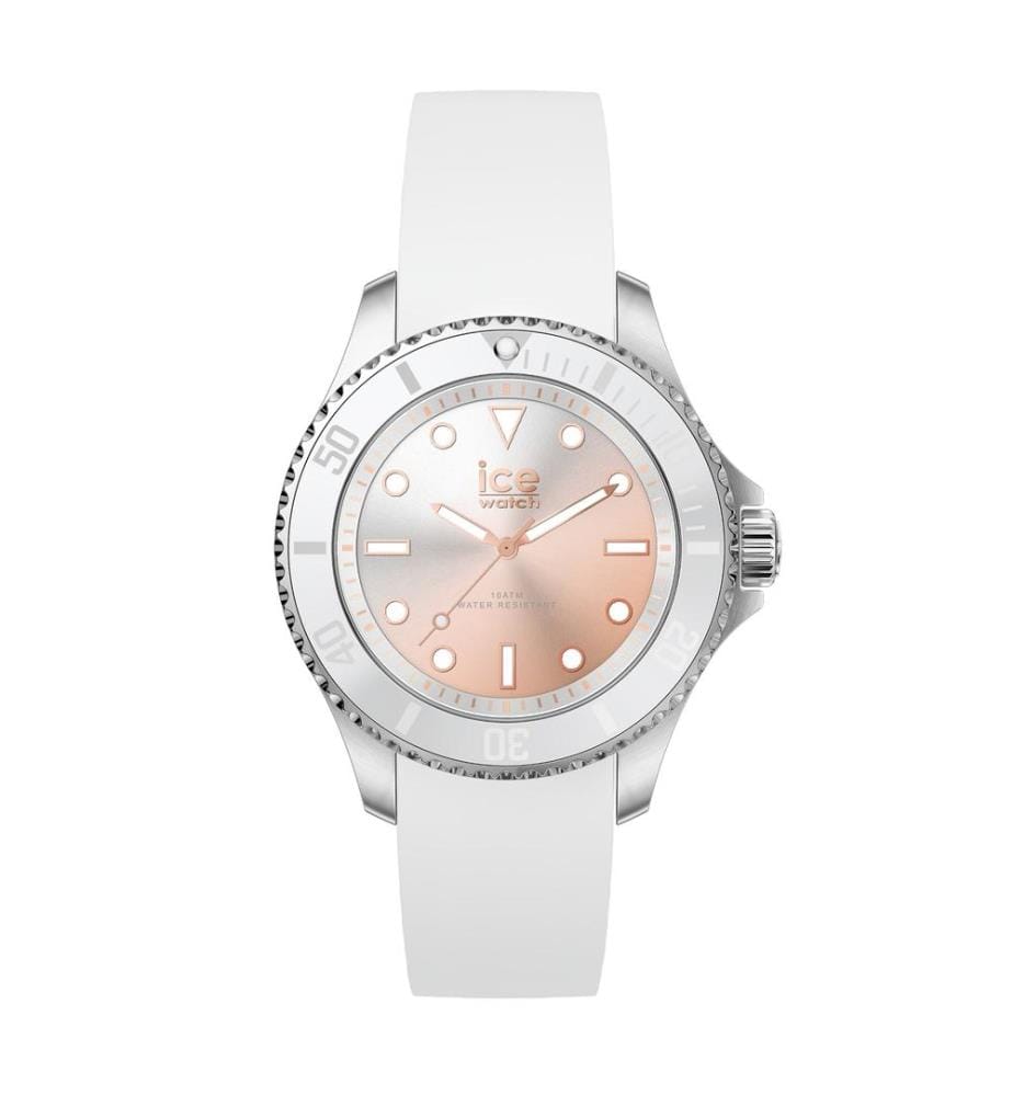 Montre à Quartz Silicone Blanc - 35 mm