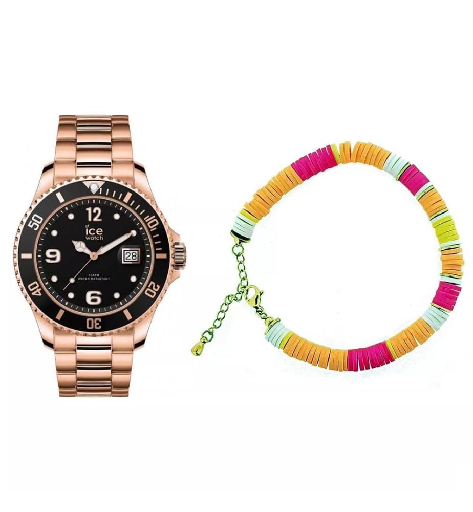 Montre à Quartz Acier Inoxidable Rose - 40 mm