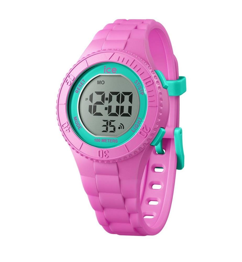 Montre à Quartz Silicone Rose - 35 mm