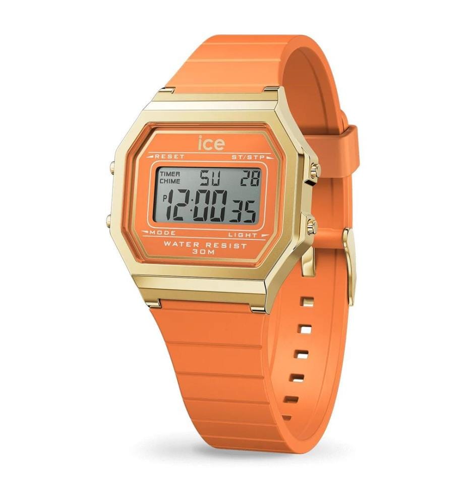 Montre à Quartz Silicone Orange - 32 mm