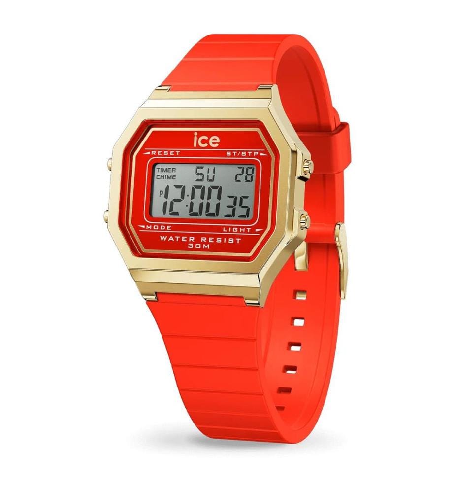 Montre à Quartz Silicone Rouge - 32 mm