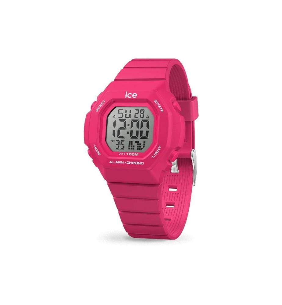 Montre à Quartz Silicone Rose - 39 mm