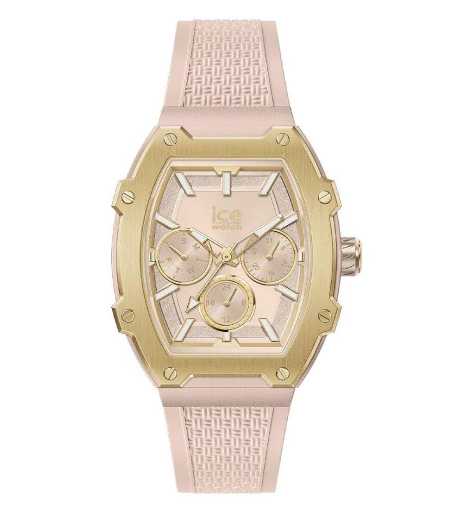 Montre à Quartz Silicone Rose - 35 mm