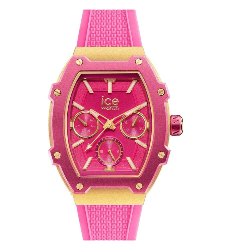 Montre à Quartz Silicone Rose - 35 mm