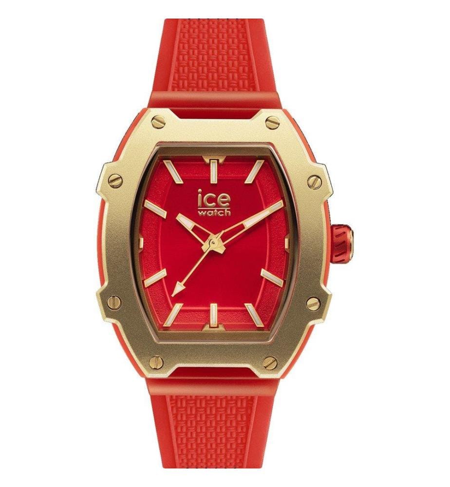Montre à Quartz Silicone Rouge - 36 mm