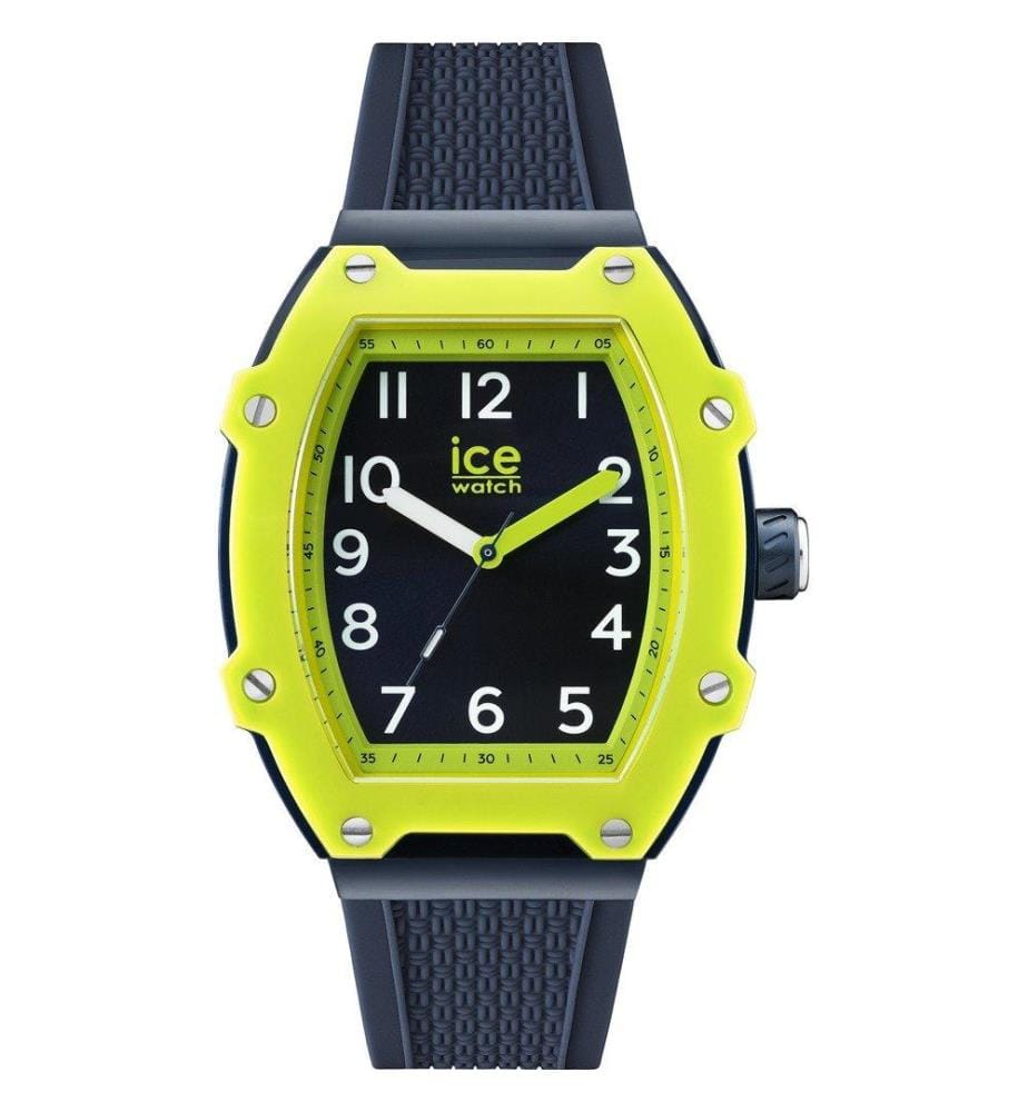 Montre à Quartz Silicone Bleu - 35 mm