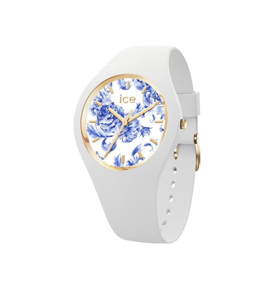 Montre à quartz en résine blanche - 36 mm