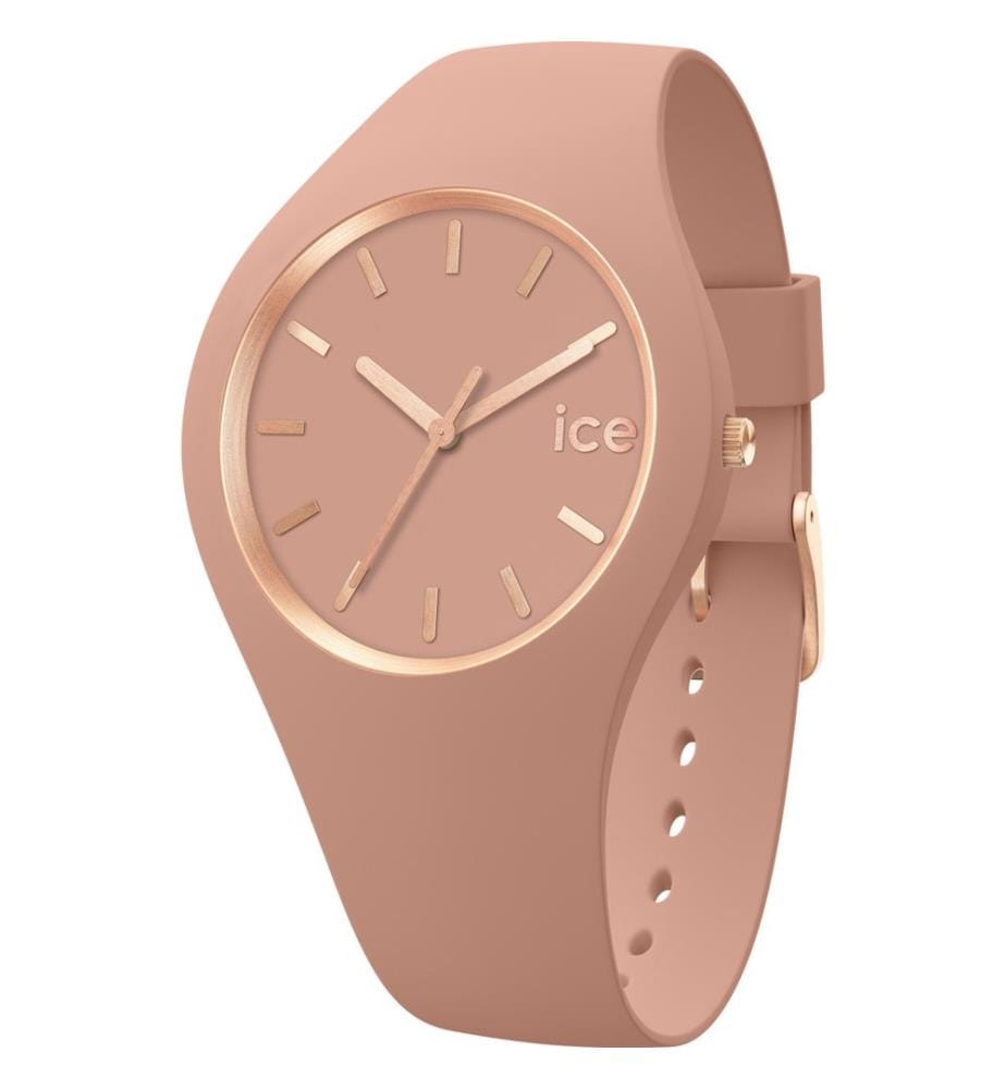 Montre à quartz en résine rose - 40 mm