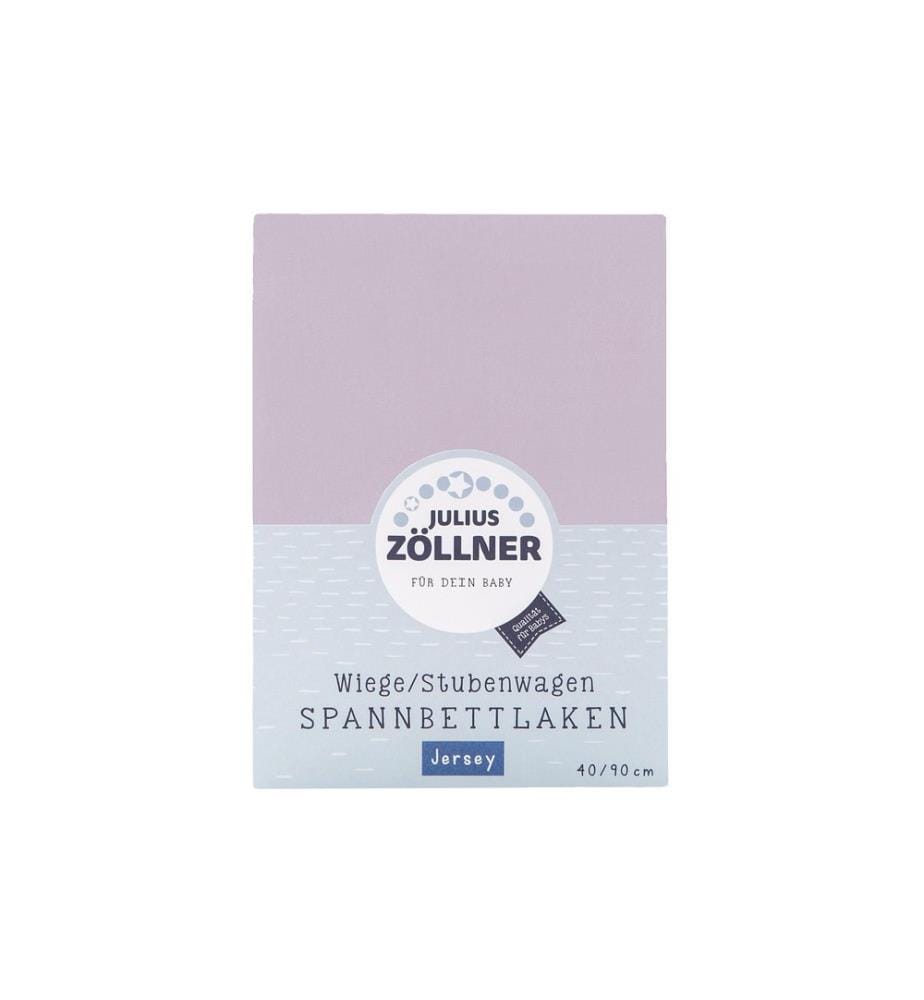 JULIUS ZÖLLNER - Drap de lin Jersey lilas 90 x 40 cm
