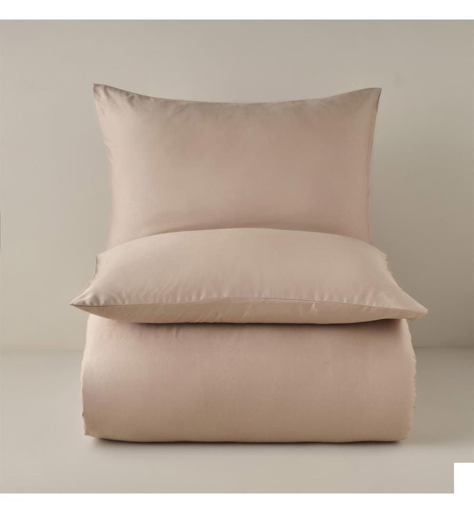 Coffret housse de couette 200 x 220 cm - Beige