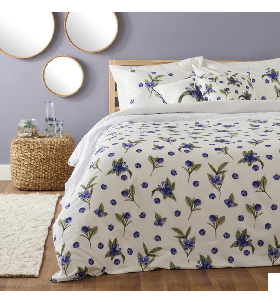 Housse de couette king size Blueberry 240x220 cm - Multicolore