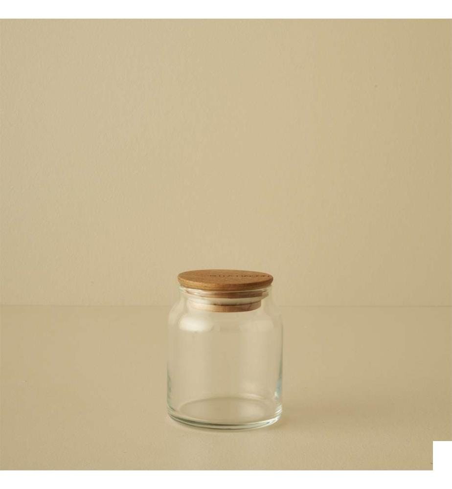 Bocal avec couvercle en bois Joye 290 cc - Naturel