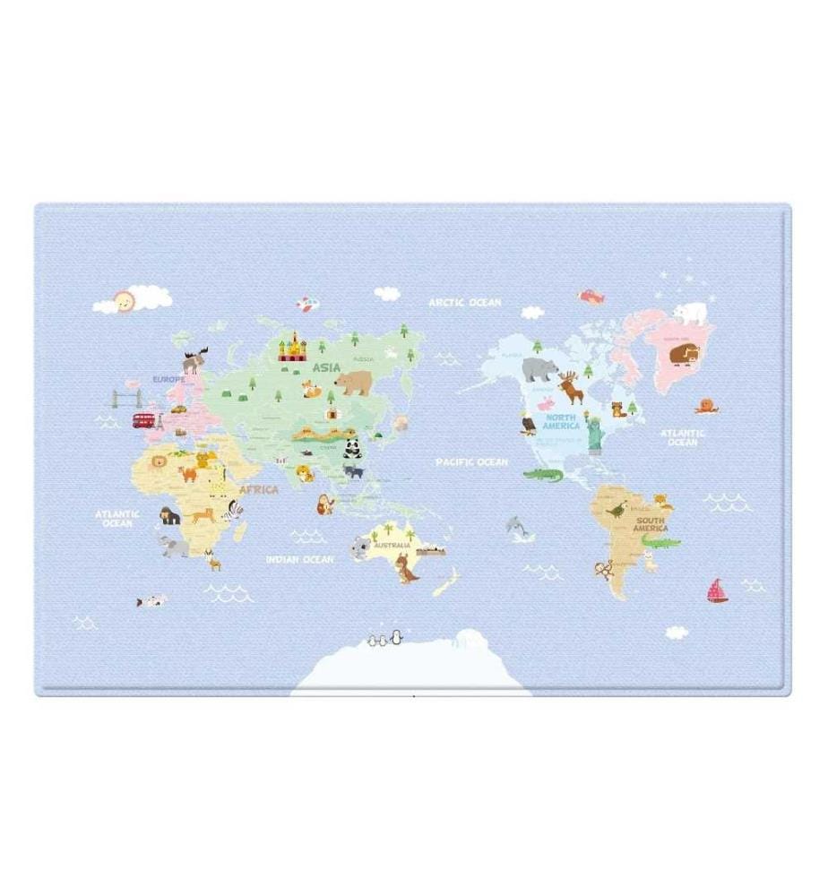 DWINGULER - Tapis de jeu Animal World 230 x 140 cm