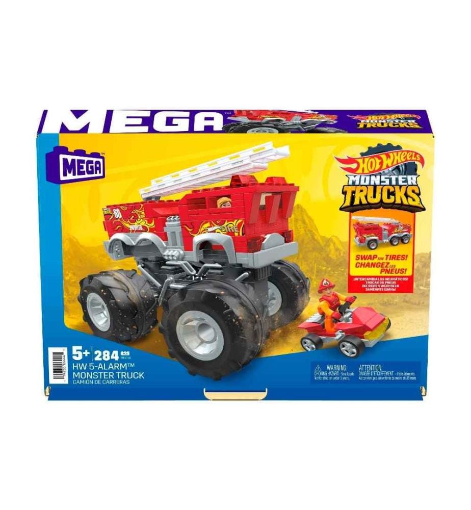 MEGA BLOKS - Hot Wheels Camion monstre à 5 alarmes