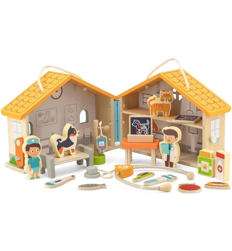 VIGA - Jouets doccupation Hôpital pour animaux