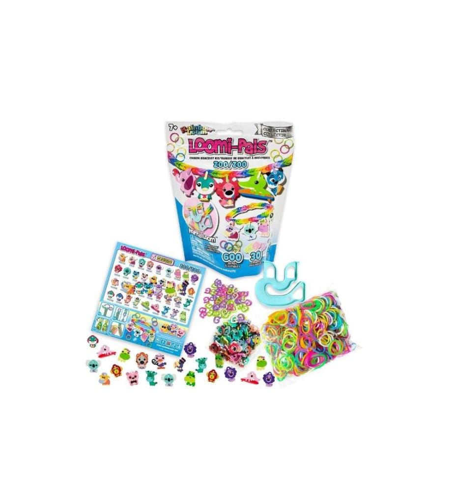 BANDAI - Kits de bricolage Rainbow Loom Loomi-Pals Zoo assortis